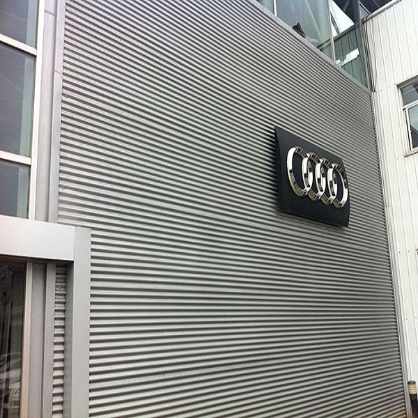 奥迪4S店造型冲孔铝单板